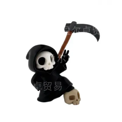 Q Versiyon Ölüm Meleği Figürü, Halloween 3D Baskı Oyuncak - 11