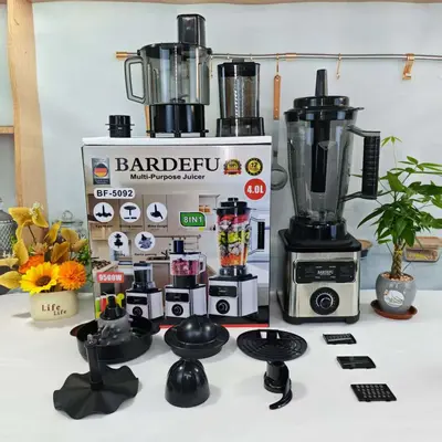 Paslanmaz çelik blender, 4L, 8-in-1, ticari