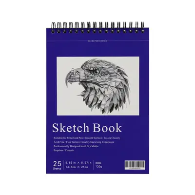 A4 and A5 Blank Sketchbook for Students and Art Drawing - 9