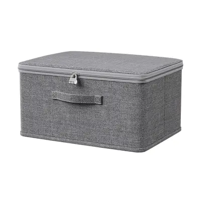 Clothing storage box with lid zipper waterproof - 6