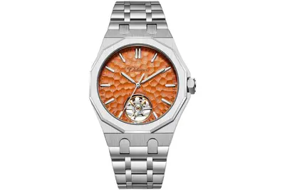 Durenwei Herren-Automatikuhr Tourbillon Stahlarmband - 9