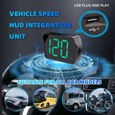 [Sınır ötesi] Yeni araba HUD head-up display evrensel GPS hız kodu ölçer HUD sınır ötesi özel tedarik