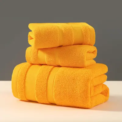 Reine Baumwoll-Geschenk-Handtuch Badetuch Export einfarbig großes Badetuch Baumwoll-Saugfähiges Bad grenzüberschreitendes Handtuchset Personalisierung - 13