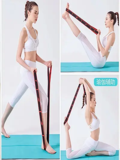 Dijital Direnç Çekme Bandı Elastik Bant Başlangıç İleri Yoga Streç Erkek Kadın Fitness Kuvvet Toparlanma Antrenman Esnetme