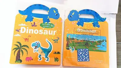 Portable DIY Jelly Children's Book, Quiet Sticker Book, Educational Toy - 9
