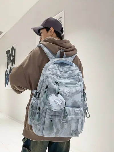 Großer Rucksack für Schüler und Studenten, Freizeit- und Reiserucksack - 4