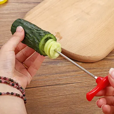 A2590 stainless steel spiralizer for cucumbers and vegetables