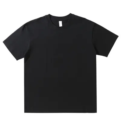 200 gr Japanese heavyweight pure cotton short sleeve unisex plain white men's blank t-shirt trend brand ins wholesale supply - 8