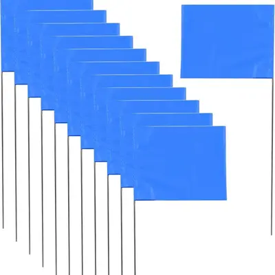 Anpassbare farbige PVC-Markierungsfähnchen mit Draht - 9