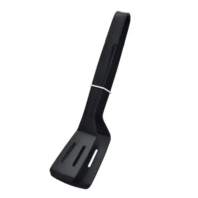Silikon Balık Spatulası ve Biftek Maşası 2'si 1 Arada, Delikli, Kamp ve Piknik İçin - 7