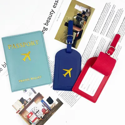 Customizable Passport Cover, Passport Holder and Luggage Tag