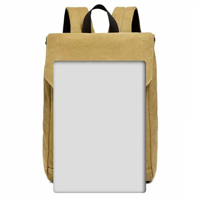Men's Canvas Backpack with Laptop Compartment, American Casual Style - 5