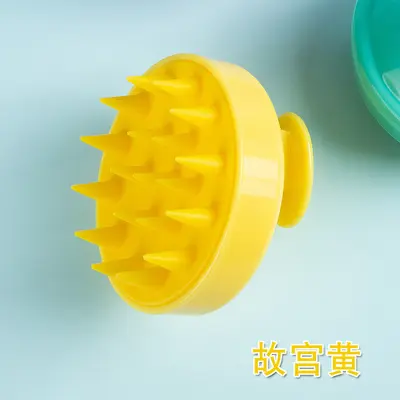 Elde tutulan şampuan fırçası, kuru ve ıslak saç derisi masajı için çift kullanımlı, ev tipi plastik şampuan temizleme fırçası. - 11