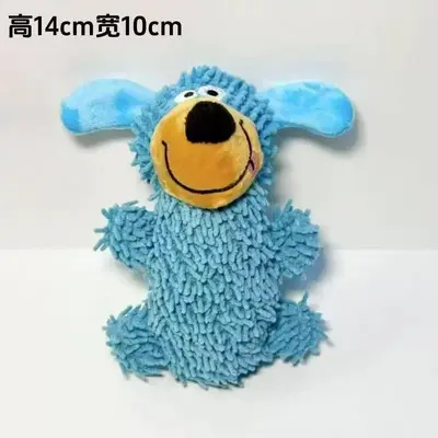 Large Dog Plush Toy, Squeaky Yellow Duck, Chew-Resistant - 6