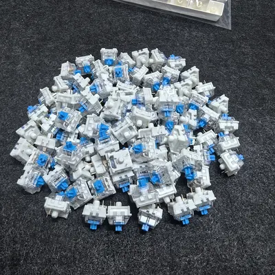 Mechanical Keyboard Switches, Blue, Red and Brown, Hot-Swappable, 3-Pin Cross Stem