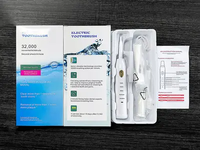Adult Electric Toothbrush Fully Automatic Rechargeable Sonic Waterproof Set - 11