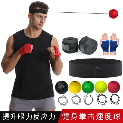Başa takılan boks reaksiyon topu, dekompresyon ve havalandırma topu, sihirli hız topu, yetişkin ve çocuk eğitimi, fitness ve eğlence evi