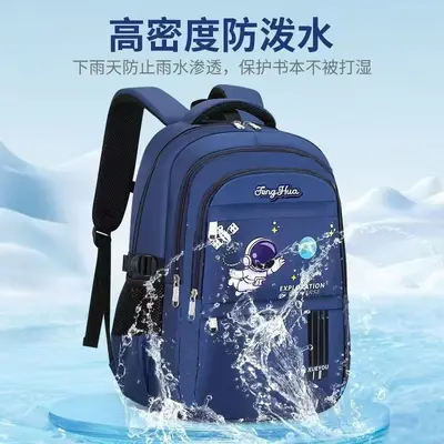 Large Capacity School Backpack for Grades 2-6 Boys Burden-Reducing Dual Shoulder Bag Primary School Student Book Bag Wholesale Stock Available