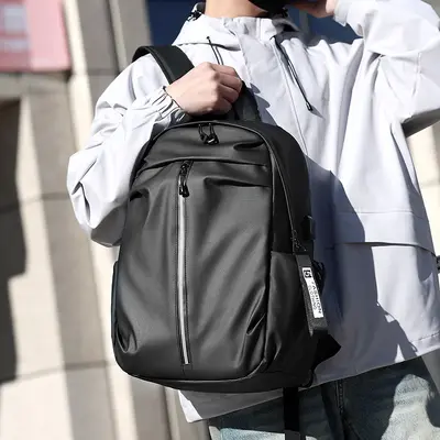 Laptop-Rucksack mit Doppelschultergurten, Herren, Business und lässig