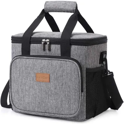Große PEVA-Picknick-Kühltasche, wasserdicht, mit Umhängegurt