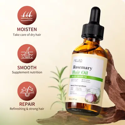 Biotin Saç Yağı, Soğan ve Biberiye Özlü Bitkisel Saç Bakım Sıvısı - 1