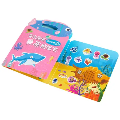 Portable DIY Jelly Children's Book, Quiet Sticker Book, Educational Toy - 6