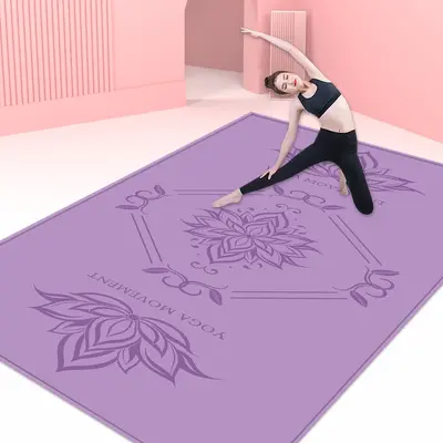 Yoga matı 2024 yeni aerobik atlama matı erkek ve kadın dans pisti matı fitness matı kaymaz ev yoga matı toptan - 12