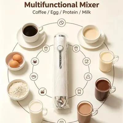 Cross-border bestselling electric egg beater milk frother coffee foamer whisk milk mixer cordless egg beater