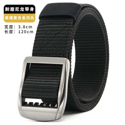 Nylon Tactical Canvas Belt, Outdoor and Casual Use, Japanese Buckle - 7