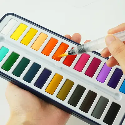 Aquarellpigment-Set, 50/72/90/100 Farben, Nagelkunst, Malerei