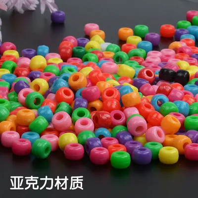 Large Hole Cylinder Barrel Beads, Mixed DIY Beads by Kilogram - 4