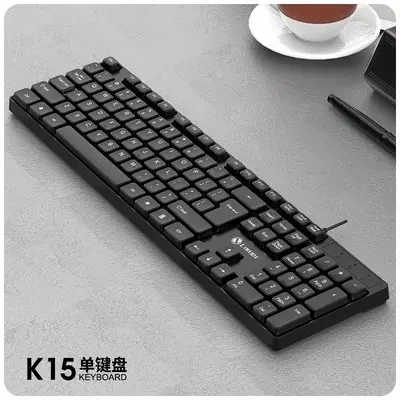 Xuanyinhu K82 oyun kablolu klavye, üç renk ışıklı, mekanik his - 10
