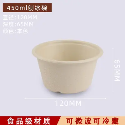 Disposable Sugarcane Pulp Plates, 6-10 inch, White - 8