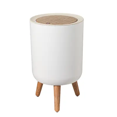 Luxury Home Trash Bin with Printed Lid for Living Room
