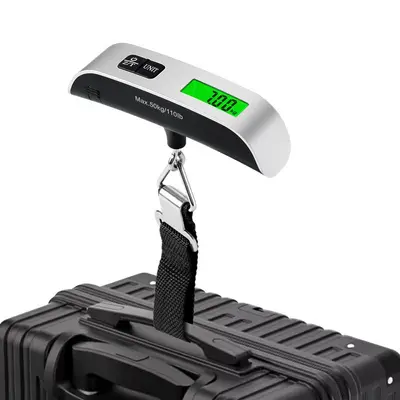 Hochpräzisions-Handschuhe-Waage 50 kg Kofferwaage Kofferwaage tragbare Mini-Digitalwaage Hakenhaken-Angelwaage Express-Gramm-Waage - 11