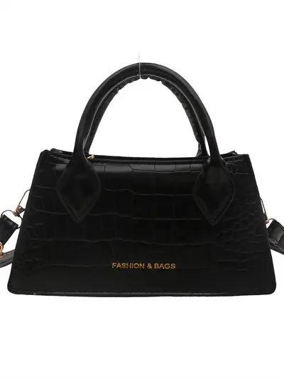Women's Small Square Bag, Minimalist Design with Shoulder and Crossbody Strap - 5