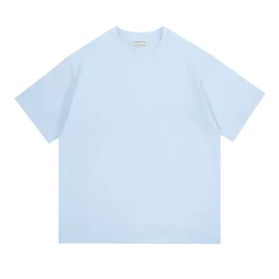 New 260g Heavyweight Men's T-Shirt Pure Cotton Short Sleeve Solid Color Summer Versatile Drop Shoulder Undershirt Men's T-Shirt Wholesale - 11