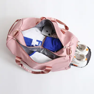 Dry and Wet Separation Sport Fitness Bag vom Hersteller, Herren Reisetasche, Yoga Tasche, LOGO hinzufügbar, großvolumiger Damen Rucksack