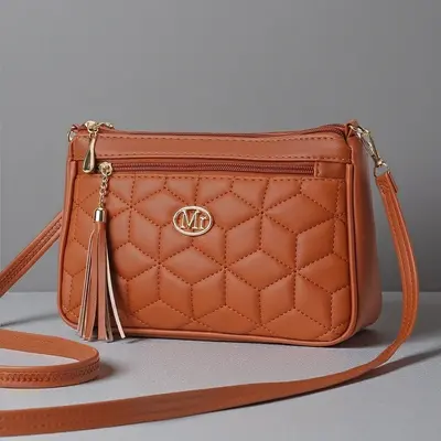 Tassel Soft Leather Women's Shoulder Bag, Large Capacity Crossbody Bag - 8