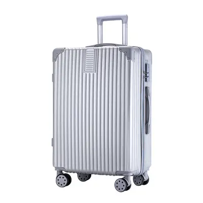 Silent universal wheeled luggage bag, 20 inch trolley bag for men and women, travel bag, 24 inch coded lock bag, 28 inch 3-piece set.