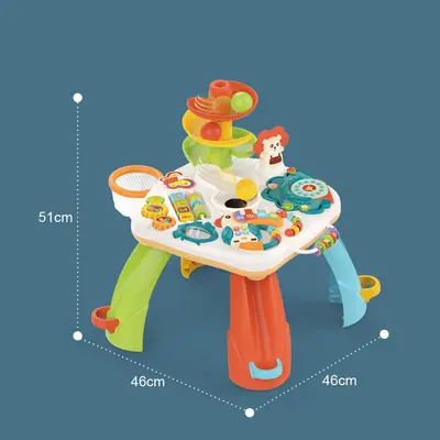 Multifunktionaler Frühförder-Spieltisch für Babys und Kinder, Lerntisch