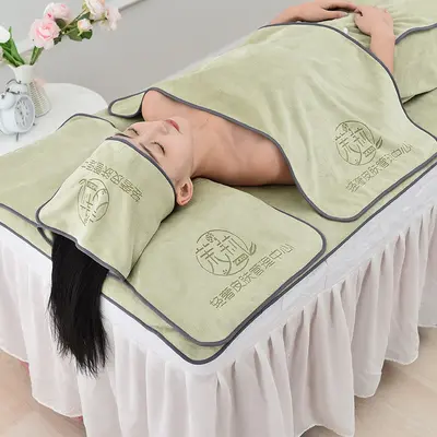 Güzellik salonu havlu seti, 5 parça, banyo ve terapi havlusu - 11