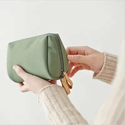 Koreanische Kosmetiktasche für Damen, groß, wasserabweisend, tragbar