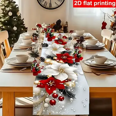 Christmas Digital Print Table Runner and Placemat - 4