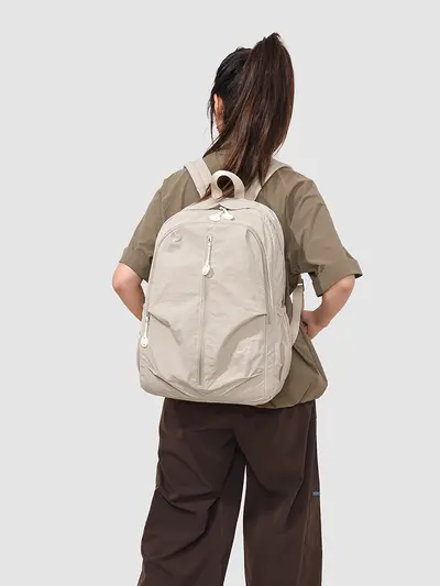Women's Daily Backpack, Ultra-Light, Waterproof, Large Capacity - 1