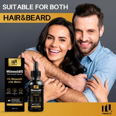 Minoxidil-Haarwachstumsessenz mit Niacinamid, gegen Haarausfall