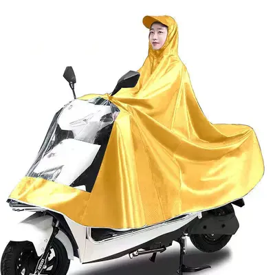 Regenponchos für Elektrofahrzeuge verdickt, ganzkörper mit Fußschutz - 11
