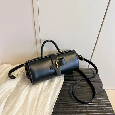 Damen-Zylindertasche im Nischendesign, Umhängetasche - 10