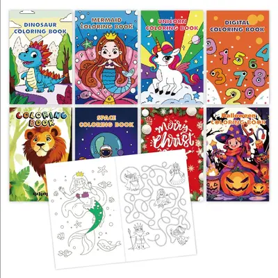 Kinder-Malbuch, Cartoon-Zeichenbuch, Frühpädagogik, Partygeschenk - 7