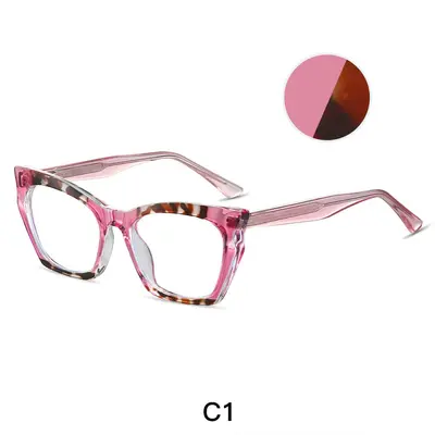 87332 Blue Light Blocking Square TR90 Eyeglass Frame - 7